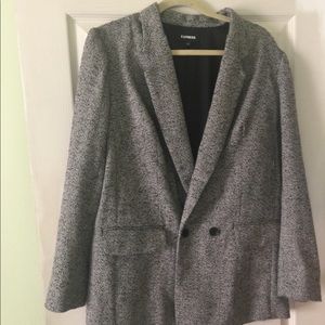 Express Oversized Herringbone Blazer (FINAL PRICE)